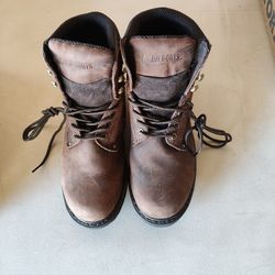 Men's Everboot Brown Leather Work Boots 10.5