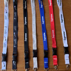 OFF-WHITE, SUPREME, and NIKE LANYARDS (ALL COLORS AVAILABLE)