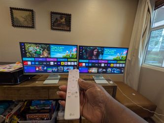 Two LG Smart Monitors