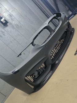 Bmw sedan f30 m3 style front bumper w lip with pdc . 328i 335i 320i 330i 340i 12-18.  NEW