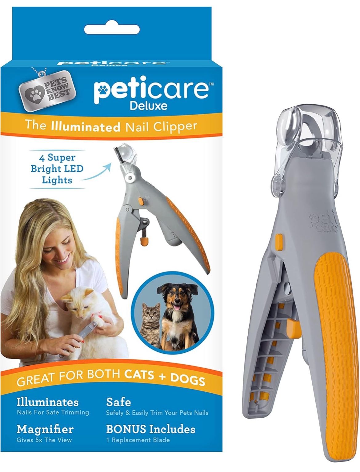 Peticare LED Light Pet Nail Clipper