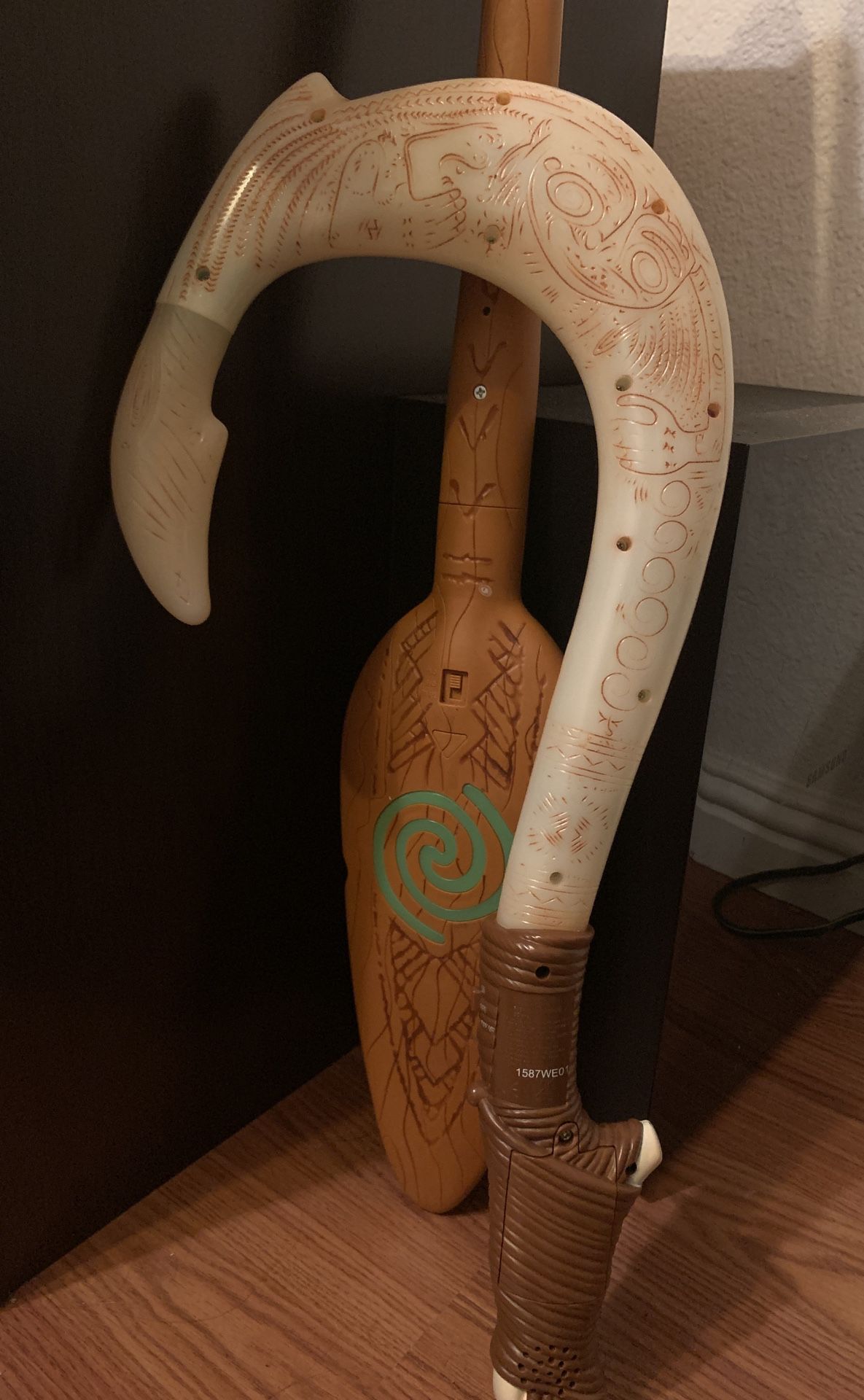 Moana toys(Maui's hook) (Moana's oar) both for 15 dollars. Both in