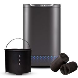 Nagual Electric Kitchen Composter, Indoor Mill Grinder Food Recycler Bin, 0.66gal/Odorless/Low Noise/Auto-Stop, Countertop Disposer Turn Food Waste in