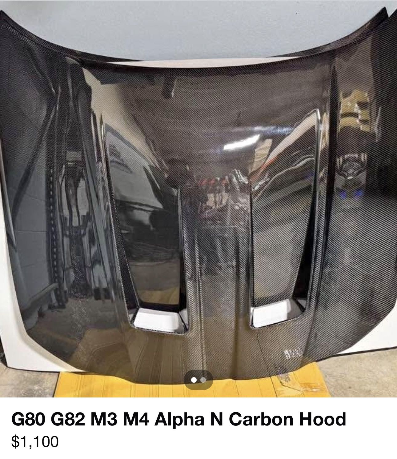 2020+ BMW M3/M4 (G8X) Vented GT Style Aluminum Replacement Hood