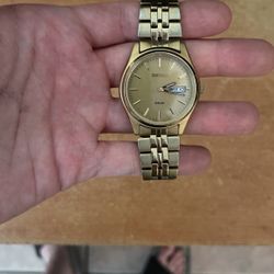 Gold Plated Sieko Mens watch