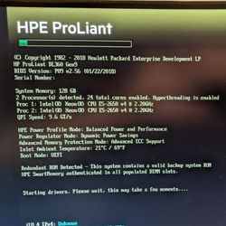 HPE ProLiant DL360 Gen9 server
