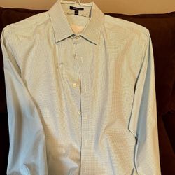 Men’s Express Modern Fit Long Sleeve Button Down Shirt Size Large