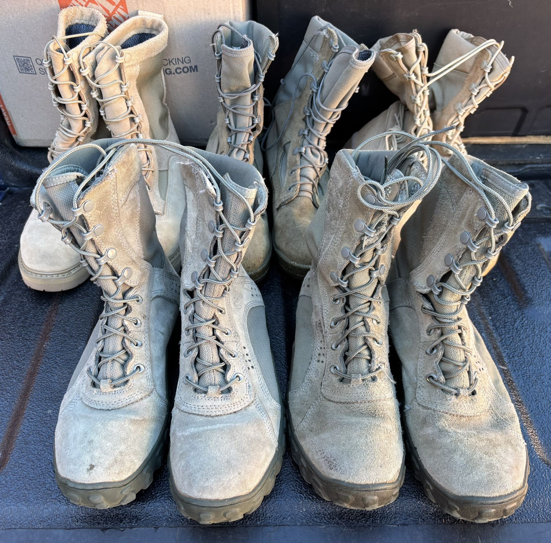 Military Surplus Combat Boots, Men’s Size 7.5