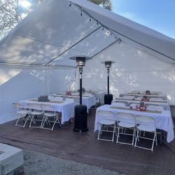 Canopy 20x20 & Propane Heaters Rnetal