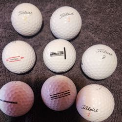 Used 83 Titleist Mix Golf Balls