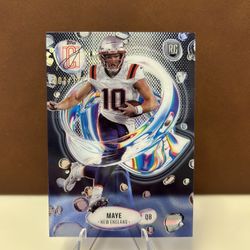 Drake Maye Topps Signature Class Card