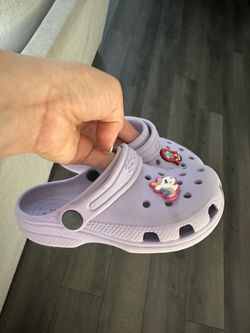 Crocs lilac size 10t