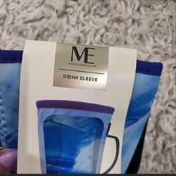 Modern Expressions Drink Sleeve Blue