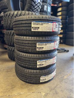 195/60r15 Falken  4 New Tires mounted and balanced