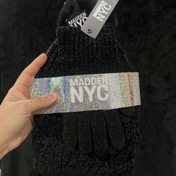 Madden NYC Beanie And Gloves