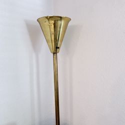 Mid Modern Century Brass Floor  Lamp 