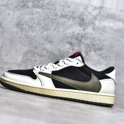 Jordan 1 Low Travis Scott Olive 108