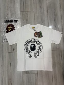 BAPE x CH white tee