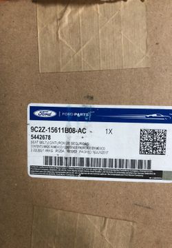 Ford seat belt