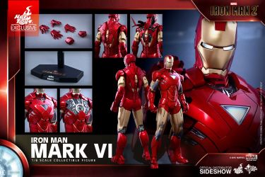 Iron Man Mark VI Marvel Sixth Scale Figure by Hot Toys Sideshow Exclusive