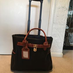 Cabrelli & Co Rolling Briefcase Handbag