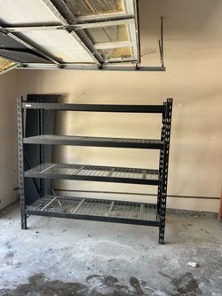 Storage shelves