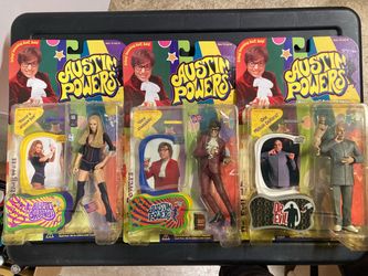 Austin Powers Action Figures Trio