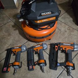 Air Compressor With 25 Ft. Hose Set