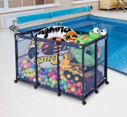 Pool Storage Outdoor Rolling Bin 