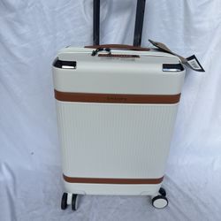 Champs carry On Luggage White 20” TSA Built In