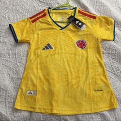 Colombia Soccer Jersey -Woman Size Small