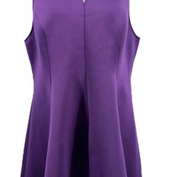 Monif C Jasmine Neoprene Hi Low Dress Purple Size 1 Plus Size