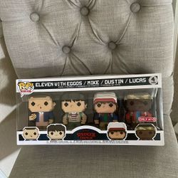 Funko Pop! 8-Bit Eleven Mike Dustin Lucas Target Exclusive 4 Pack