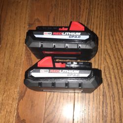 Milwaukee M18 Two M18 High output Cp 3.0 Batteries Brand New $100 Firm 