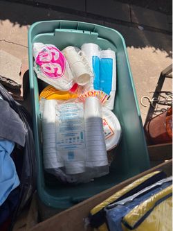 Free disposal plates/cups
