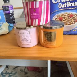 New B&B Candles 3 For $25