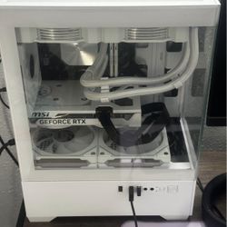 White Gaming Pc Computer Desktop RTX 5060 / Ryzen 5 5600