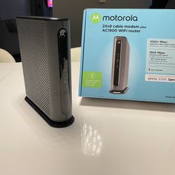 motorola modem and router