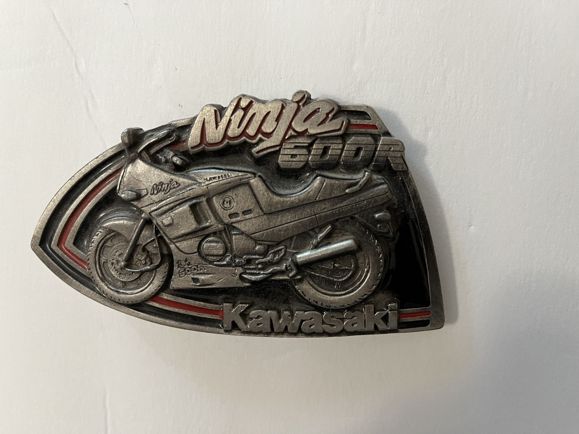 Vintage Kawasaki Ninja 600R Belt Buckle