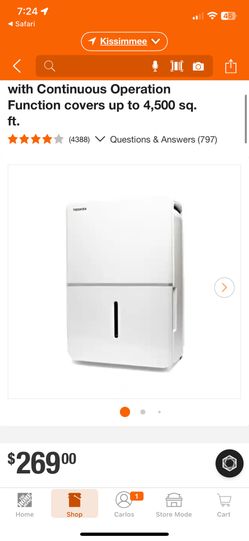 Toshiba Dehumidifier