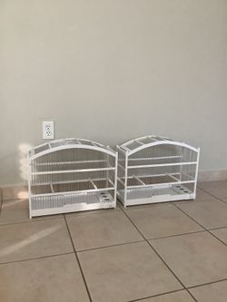 * NUEVAS * NEW * JAULAS GRANDE DE PVC *  PARA CANARIOS , TOMEGUINES , NEGRITOS , FINCHES Y OTROS .  *** NUEVAS *** NEW *** 