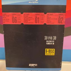 ESPN Films 30 for 30: Films 01-30 (Blu-ray, 6-Disc Collector's Set W/ Booklet)