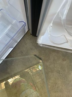 Mini fridge with small freezer