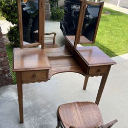 Antique Wooden Vanity