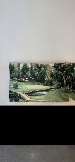Donny Finley "Valley Green" Golf Course Wall Tapestry | 56" x 38" | Includes Hanging Rod