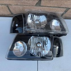 01-11 Ford Ranger Headlights Faros Calaveras Micas Luces 