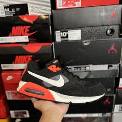 Nike Air Max IVO Black Bright Crimson size 11 USED But Clean