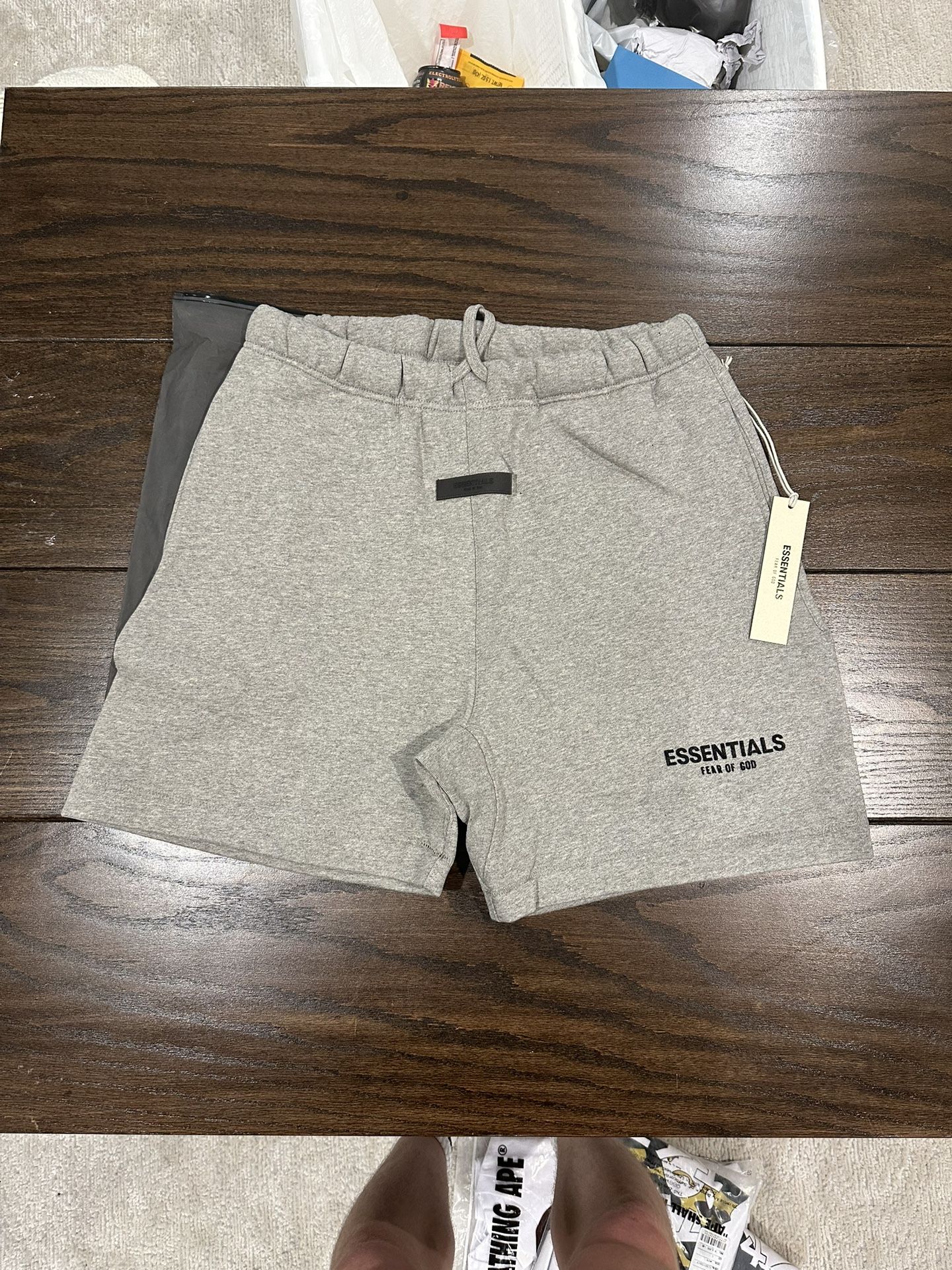 Essentials Fear of God Shorts Dark Oatmeal Size Large