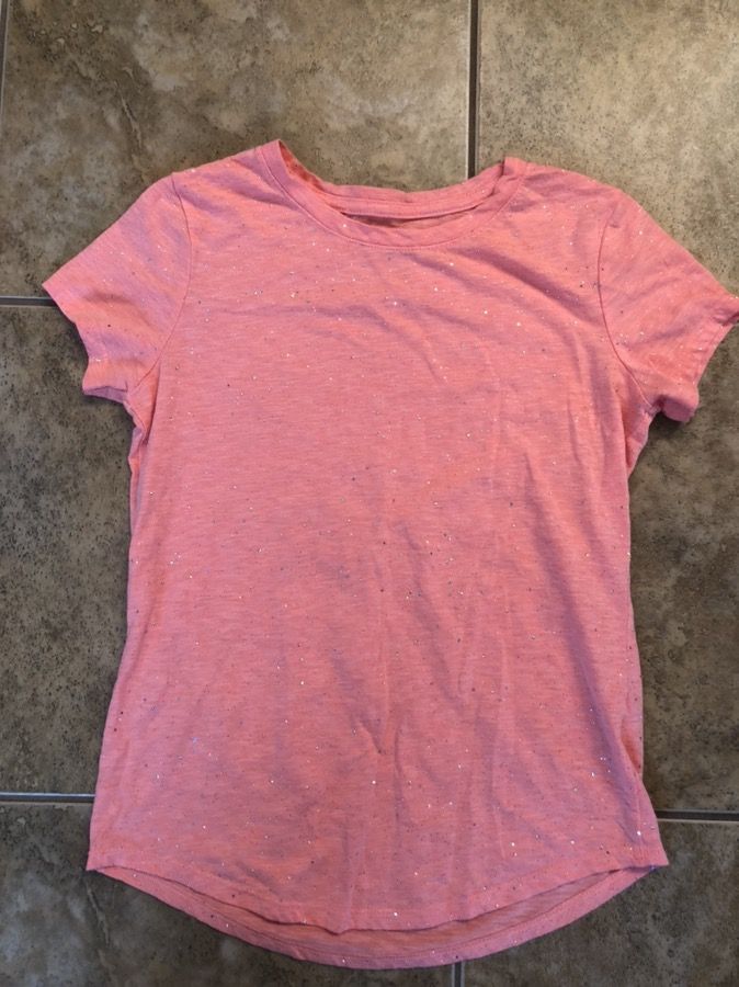 Girls cat & jack new top w sparkle sz 10/12