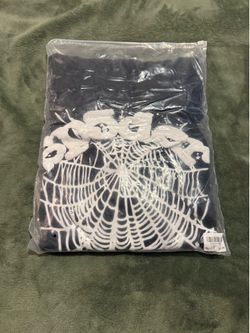 OG black Sp5der hoodie unused size Medium with its own bag.